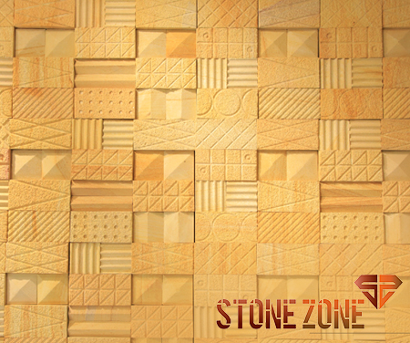 Interior and exterior stone wall cladding